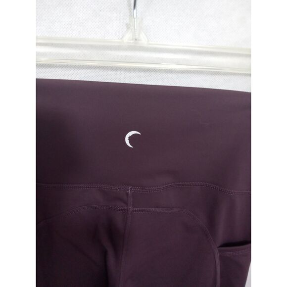 Zyia Active sz 4 purple yoga workout leggings capri stretch active wear - Picture 6 of 13